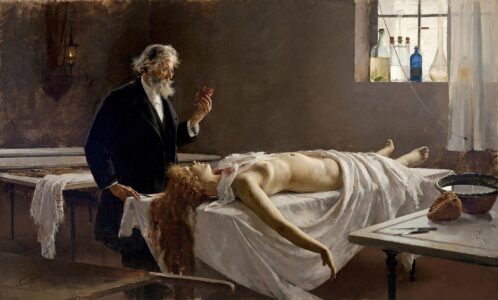 Anatomia del cuore (o L'autopsia), Simonet, 1890